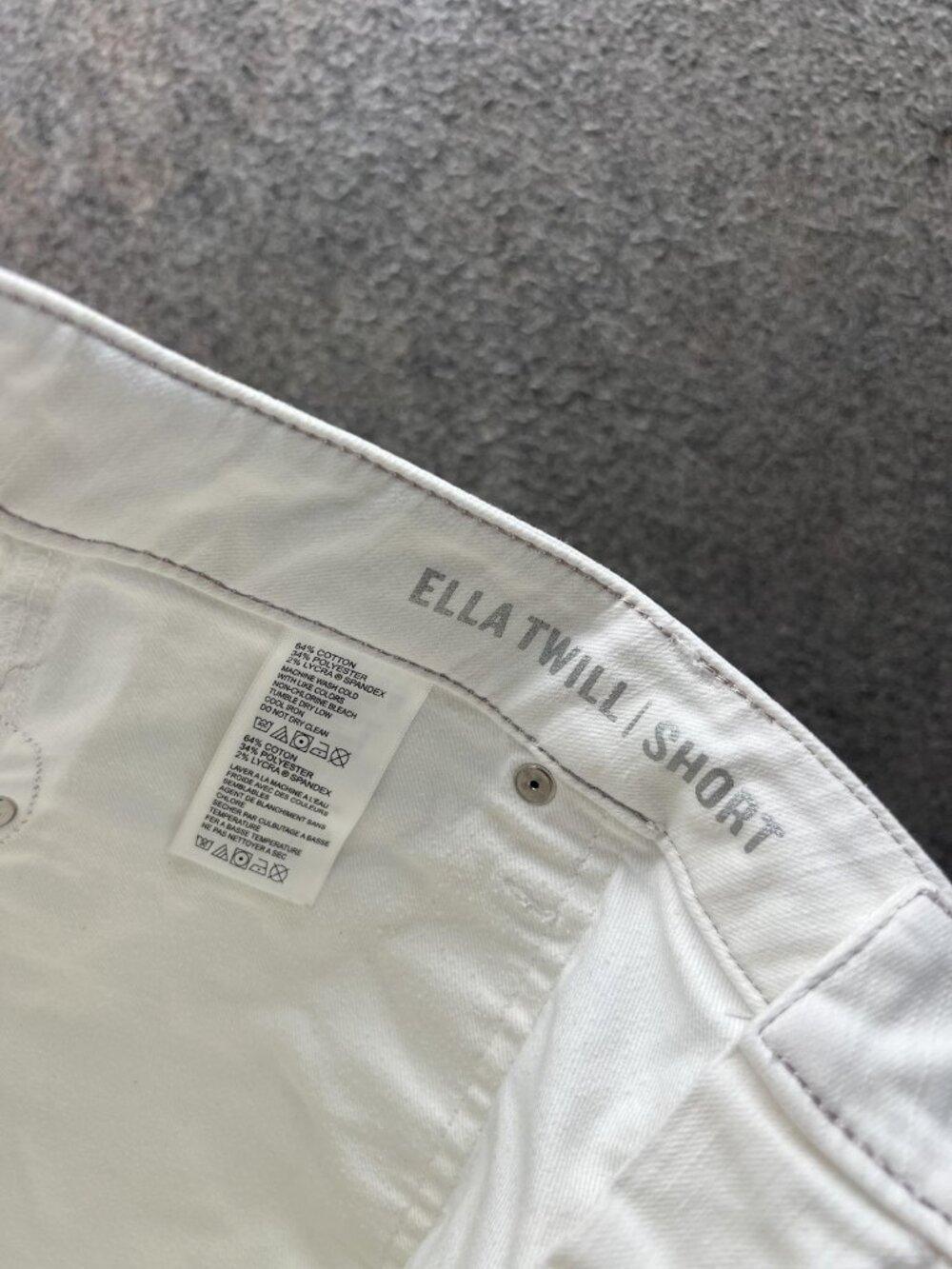 Tommy Bahama Shorts Womens 6 White Ella Twill Cutoff Raw Hem 3 Inseam Casual - Picture 6 of 9
